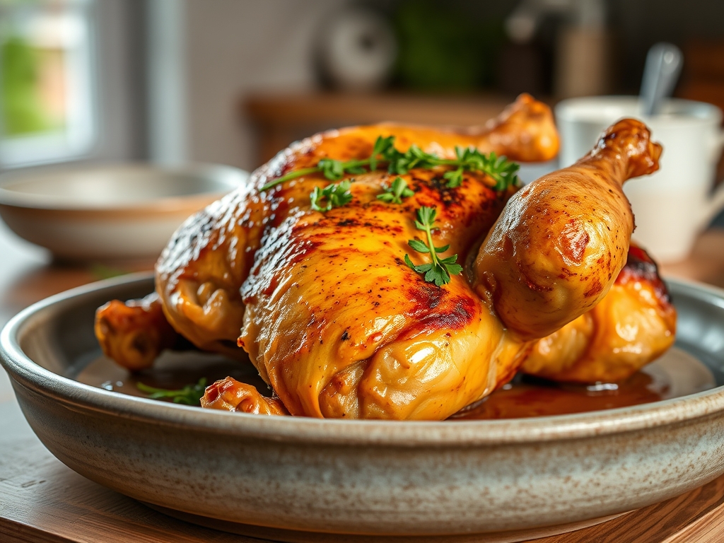 Freshly prepared air fryer whole chicken recipes