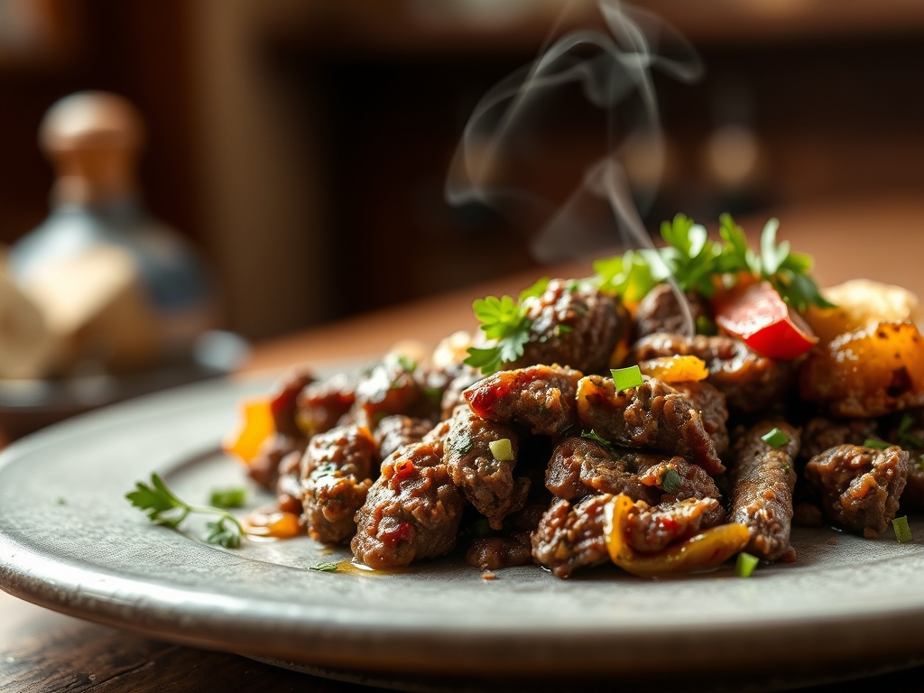 Freshly prepared carnivore diet ground beef recipes