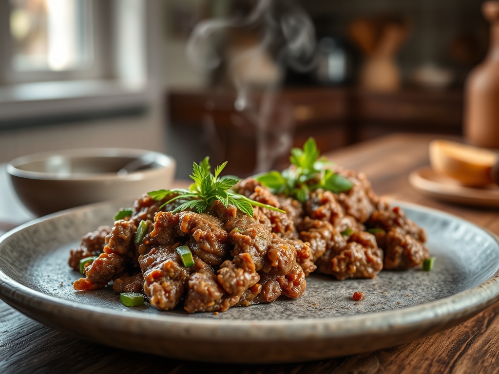 Freshly prepared creative ground beef recipes