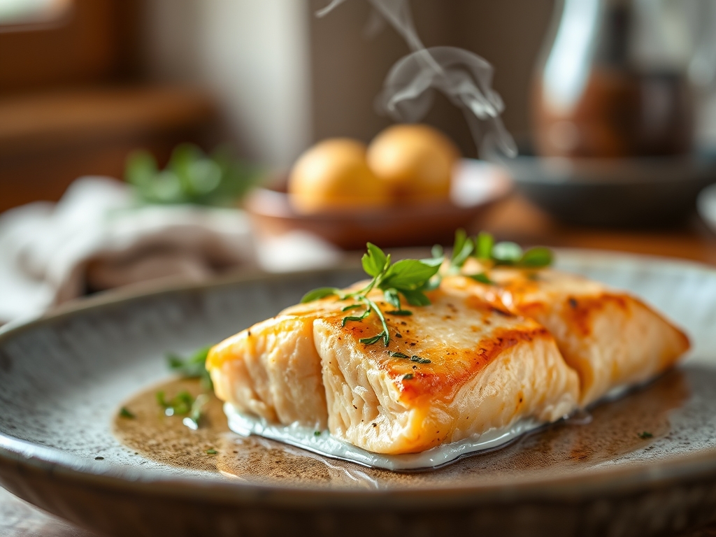 Freshly prepared fine dining salmon recipes
