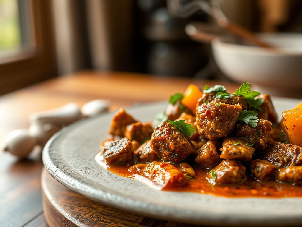 Freshly prepared indian curry beef recipes