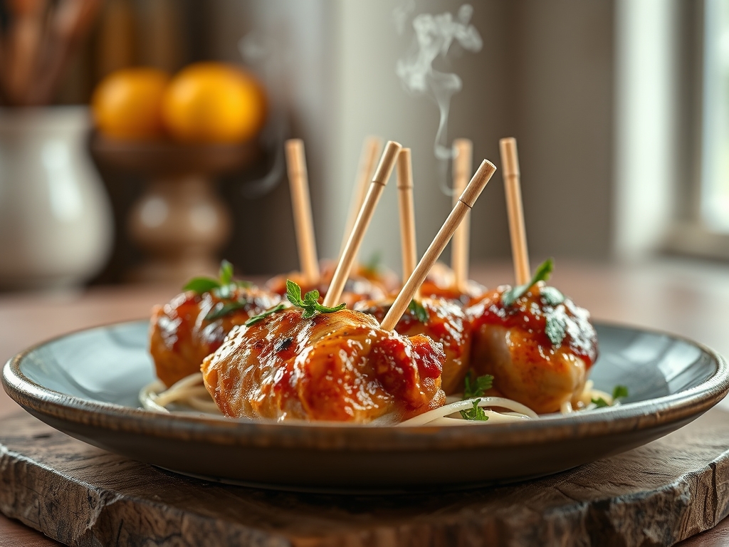 Freshly prepared lollipop chicken recipes