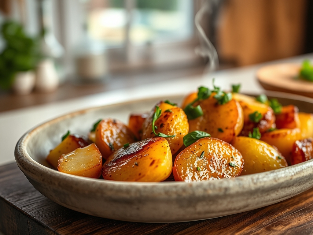 Freshly prepared mediterranean potato recipes