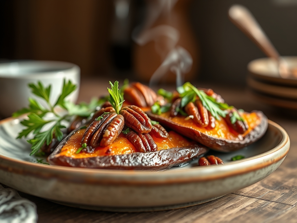 Freshly prepared pecan sweet potato recipes