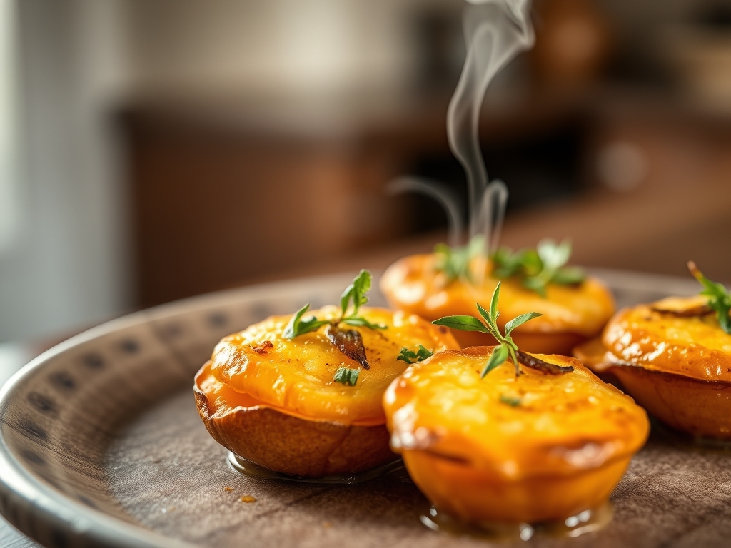 Freshly prepared scalloped sweet potato recipes