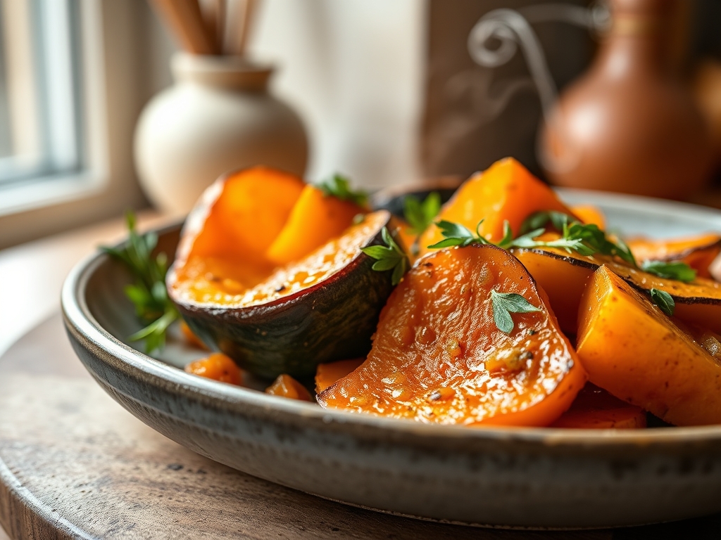 Freshly prepared squash and sweet potato recipes